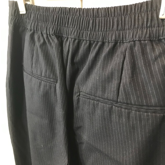 Zara Dark Navy Pinstripe Pants - Picture 6 of 7
